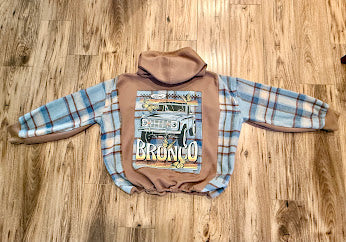 Ford Bronco Plaid Hoodie