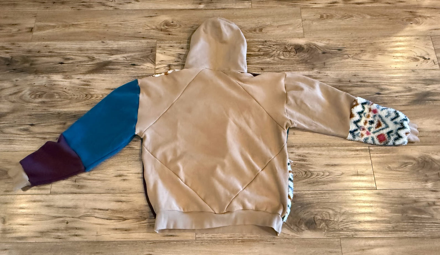Pendleton Patchwork Hoodie