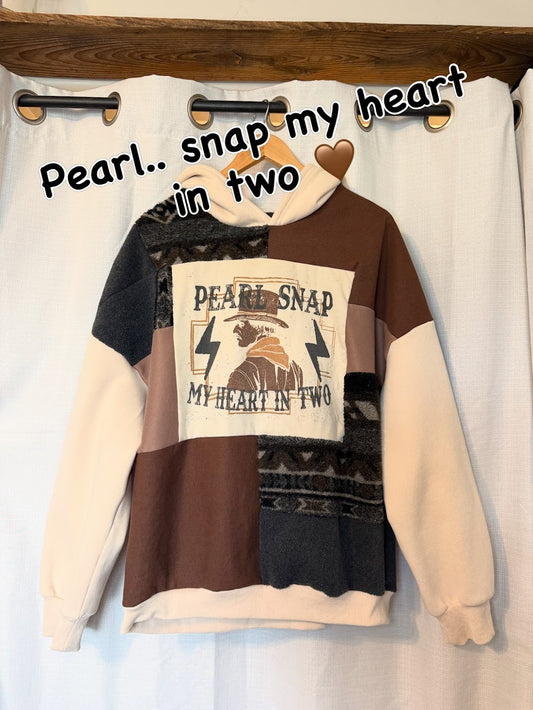 Pearl Snap Western Hoodie