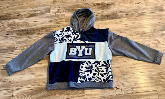 BYU Patchwork Hoodie