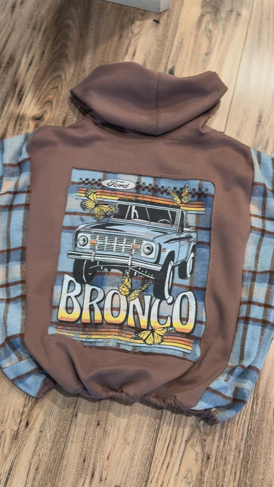 Ford Bronco Plaid Hoodie